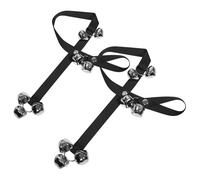 FONDOTIN 2 pièces Sonnette Réglable pour Dressage Propreté Chien et Chat Cloches Résistantes Nylon avec Fort Accessoires Interactifs pour Apprentissage Sortie Animaux