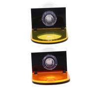 FONDOTIN 2 Pièces Support Résistant à Usure avec Rack Fluorescent Acrylique pour Petits Fragments Coralliens Support Stable et Ajustable pour Aquarium Récifal