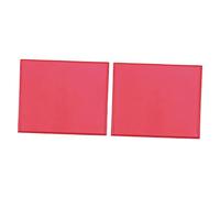 FONDOTIN 2 pièces Tapis Dalimentation pour Chien et Chat Antidérapant Étanche Lot de Coussinets Silicone Rouge Protection Sol Facile à Nettoyer Confortable et Polyvalent pour Repas Animaux