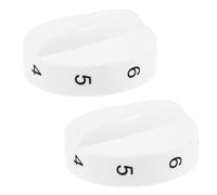 FONDOTIN 2 Pièces Temperature Adjustment Knob For Refrigerator Freezer Display Cabinets Plastic Thermostat Dial Switch With Easy Installation And Quick Response