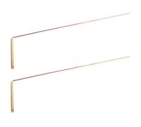 FONDOTIN 2 pièces Tiges de Radiesthésie Cuivre Multifonctions pour Détection Eau Métaux et Objets Enfouis Légères et Portables pour Exploration Extérieure