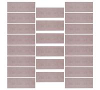 FONDOTIN 20 Feuilles Papier Abrasif Auto-adhésif Maille Micro pour Ponçage à Sec de Ponçage Rectangulaires pour Métal et Céramique Outil de Polissage Polyvalent