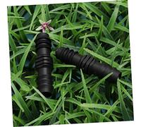 FONDOTIN 20 pièces Connecteurs Droits Cannelés pour Tuyau Arrosage de Jardin Raccords Irrigation Micro à Résistants à Abrasion Extension de Tuyau pour Potager et Pelouse Noir