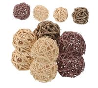 FONDOTIN 20 Pièces Jouets à Mâcher Rotin Faits Main pour Petits Animaux Tissée pour Hamster Chinchilla Stimule Curiosité Favorise Bucco Dentaire et Réduit Ennui