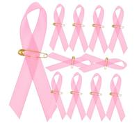 FONDOTIN 200 pièces Broches Sensibilisation Cancer Du Sein Épingles Portables pour Collecte de Fonds Octobre Accessoires Symboliques Féminins