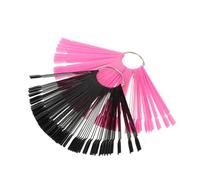 FONDOTIN 200 Pièces Échantillons D'ongles Palette D'ongles Pour Ongles Planche De Couleur Des Ongles Carte De De Bijoux Affichage De Couleur De L'ongle Plastique