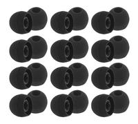 FONDOTIN 200 Pièces Embouts Silicone Souples de Remplacement pour Écouteurs Intra-Auriculaires Couvre-Oreilles Confortables et Réutilisables pour Bureau Sport Gym et Détente