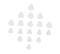 FONDOTIN 200 pièces Tasses Encre Silicone Pigment pour Tatouage U-type Petit et Moyen Réutilisables Étanches Base Plate pour Maquillage Permanent et Fournitures Tatouages
