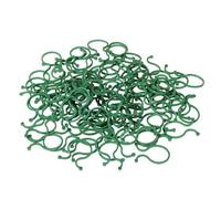 FONDOTIN 200 Pinces de Jardin Vertes Grandes Réutilisables en Plastique Clips de Fixation pour Plantes Grimpantes, Tomates et Vignes Support Robuste pour Tuteurage Extérieur et Intérieur