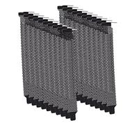 FONDOTIN 20pièces Cache Embouts Emplacement Pci Bloc Embouts De Châssis Plaque Obturation pour Boîtier Pc Ventilateur De Refroidissement Lot de Noir