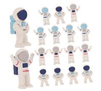 FONDOTIN 24 pièces Lot de Mini Gommes Astronautes Tpr Gomme Effaçable Pratique et Sûre pour Garçon Fille Forme Originale pour Fournitures Scolaires