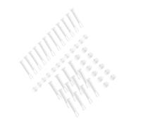 FONDOTIN 24 pièces Lot Goupilles de Liaison Plastique pour Piscine Accessoires de Raccord Rechange pour Cadre de Piscine Installation Facile et Résistance Aux Chocs