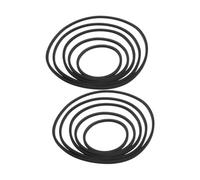 FONDOTIN 2ensemble Anneaux Flottants pour Aquarium Cercles De Plantes Aquatiques Et Anneaux Alimentation pour Poissons Accessoires Pratiques pour Réservoirs Et Plantes Flottantes