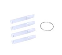 FONDOTIN 2ensembles Bâtonnets De Présentation Ongles Éventails Transparente Anneau Rond Pour Formation Et Affichage Nail Art