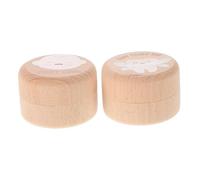 FONDOTIN 2pièces Boîte à Dents Bois Pour Garçon Fille De Joli Souvenir Pour Premières Dents Perdues Rangement Neutre Pour Garçons Et Filles Pour Showers