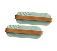 FONDOTIN 2pièces Étagère Murale à Chaussures Vert Rack à Pantoufles Drainant pour Salle De Bain De De Place Et Facile à Installer