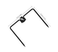 FONDOTIN 2pièces Lot de Piquets De Drapeau pour Mât Stabilisateur De Poteau Enterré Support De Drapeau De Jardin Extérieur Ancrage pour Parasol Et Torche