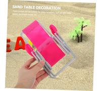 FONDOTIN 2pièces Mini Chaise Longue De Plage Chaise De Simulation pour Mini-Maisons Accessoire De Décoration De Jardin Miniature pour Étagère Et Bureau