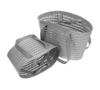 FONDOTIN 2pièces Panier à Linge Corbeille Multi-usage Pour Vêtements Rangement Et Courses Moyenne Et Petite Avec Poignées Pratiques Pour Salle De Bain Et Chambre