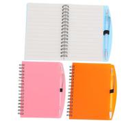 FONDOTIN 3 ensembles Cahiers à Spirale Lot de Couleurs Pastel avec Pages Lignées pour Prise de Notes Étudiants et Infirmiers Cahiers de Bureau Portables et Pratiques