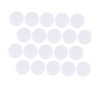 FONDOTIN 3 Filtres Coton de Remplacement Rond Blanc Résistants Acide et Alcalis pour Machine de Beauté Anti-poussière et Protection Moteur