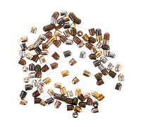 FONDOTIN 3 Paquets DIY Boucles Oreilles Accessoires Assortiment de Couleurs Caps Boucles pour Création de Bijoux avec Pompons