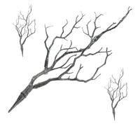 FONDOTIN 3 pièces Branches Décoratives Artificielles Réalistes Décor Simulé pour Maison Accessoires Faux Branches pour Fête et Photo Ornements de Branche Arbre Décoratives
