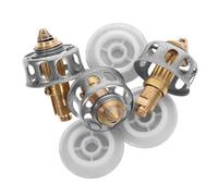 FONDOTIN 3 Pièces Filtre de Vidange pour Lavabo Crépine Bouchon et Inoxydable avec Joint Étanche Panier Filtrant Pratique pour Bassin de Salle de Bain