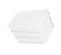 FONDOTIN 3 Pièces Lot de Faux Décoratifs Blancs Élégants pour Bureau Bibliothèque et Table Basse Accessoires Décoratifs Résistants et Polyvalents pour Maison et Café