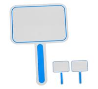 FONDOTIN 3 pièces Panneaux Écriture à Main Tableau Effaçable à Sec Simple Face Tableau de Score Portatif Polyvalent pour Juges et Vote