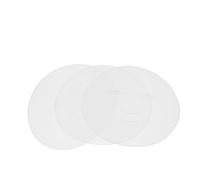FONDOTIN 3 pièces Plateaux Silicone pour Masques Visage Outil Pratique pour Fabrication de Masques Boue et Collagène Plateau Réutilisable Blanc pour Soins Faciaux Femmes