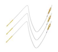 FONDOTIN 3 pièces Pointes Allumage à Impulsion avec Fil pour Cuisinière à Gaz Remplacement pour Cheminée et Poêle Allumage Rapide et Sécurisé pour Cuisine Domestique et Professionnelle