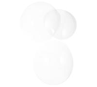 FONDOTIN 3 Pièces Support de Perruque Transparent Présentoir et Portable pour Perruques et Chapeaux Variées pour Usage Personnel et Commercial