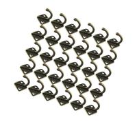 FONDOTIN 30 pièces Crochets Muraux pour Vêtements Patères Murales Compactes et Solides pour Manteaux Chapeaux et Clés Faciles à Installer et Gain de Place pour Cuisine Salon et Chambre