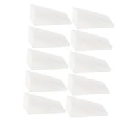 FONDOTIN 30 pièces Nail Art Sponge Stampers Set Soft Triangle Sponges For Gradient Manicure Compact Handheld Stamping Tools And Easy To Use For Home And Salon
