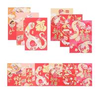 FONDOTIN 36 Pièces Envelopes For Chinese Year Year Of The Snake With Foil Printing Paper Hong Bao For Spring Festival Weddings And Special Occasions