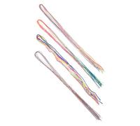 FONDOTIN 36 pièces Multi Color Hair Wrap Strings For Braids Vibrant Gradient Braided Hair Ropes For Teens And Adults