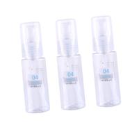 FONDOTIN 3pièces Flacons de Voyage Souple Rechargeable Set de Flacons Cosmétiques pour Shampooing Gel Douche pour Voyages et Déplacements