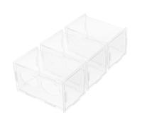 FONDOTIN 3pièces Mangeoire Transparente pour Poules Et Cailles Distributeur De Nourriture à Deux Compartiments pour Éleveurs Backyard Récipient Et Facile à Nettoyer