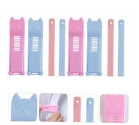 FONDOTIN 4 ensembles Poignée Siège Toilette Abs Accessoire de Du Couvercle pour Éviter Contact Direct Protection Hygiénique Familiale Facile à Nettoyer Couleur Bleu et Rose