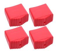 FONDOTIN 4 Patins Antidérapants en Caoutchouc pour Pieds D’Échelle Embouts Isolants Résistants à L’Usure Protection Sécurisée pour Escabeaux 2X4 Accessoires pour Usage Extérieur et