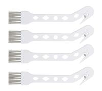 FONDOTIN 4 pièces Brosse de Remplacement pour Aspirateur Brosse Pratique Multi-usages pour Nettoyage Clavier Meubles et Fenêtres Accessoire pour Aspirateurs Blanc