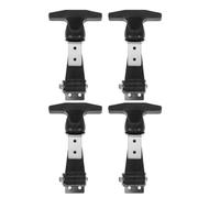 FONDOTIN 4 pièces Lot Loquets Acier Inoxydable Loquets Caoutchouc Flexibles et Robustes Tendeur de Câble pour Boîte à Outils et Chariot Fixations Polyvalentes et Faciles à Utiliser
