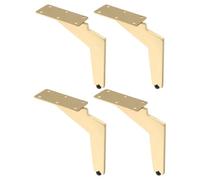 FONDOTIN 4 pièces Meubles Industriel Doré de Canapé Robustes et Modernes Remplacement pour Tables Basses Commodes et Meubles de Salon