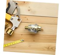 FONDOTIN 4 Pièces Mini Huileur Pneumatique Rapide Aluminium Lubrificateur Huile Automatique pour Entretien Outils Pneumatiques Compact pour et Menuiserie