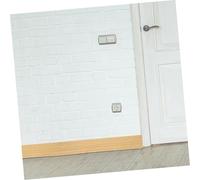 FONDOTIN 4 Pièces Plinthe Murale Autocollante Mousse Pe Flexible Décor Relief Bordure Adhésive pour Plafond et Murs Installation Rapide sans Outil Du Bruit Finition pour Intérieur