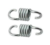 FONDOTIN 4 pièces Ressorts Robustes pour Chaise Hamac Lot de Ressorts Acier Inoxydable à Double Crochet Pivotant Support pour Balancelle de Porche et Accessoires Suspendus
