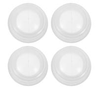 FONDOTIN 4 Pièces Silicone Facial Cupping Therapy Set Transparent Massage Suction Cups For Home Skincare Spa Reusable Soft Silicone Vacuum Guasha Device