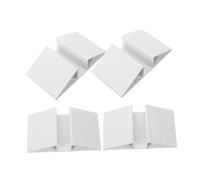 FONDOTIN 4 pièces Support de Renforcement Triangle Plastique pour Barrières Garçon Fille et Chiens Accessoires Configurables de Sécurité Installation Facile et Résistance