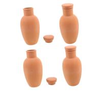 FONDOTIN 4 Pièces Terracotta Self Watering Spikes for Potted Plants Indoor and Outdoor Automatic Irrigation System with Sustainable Material and Drip Watering Design
